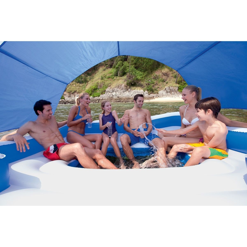 Mega Isola Galleggiante CoolerZ 6 persone 389x274x108 cm