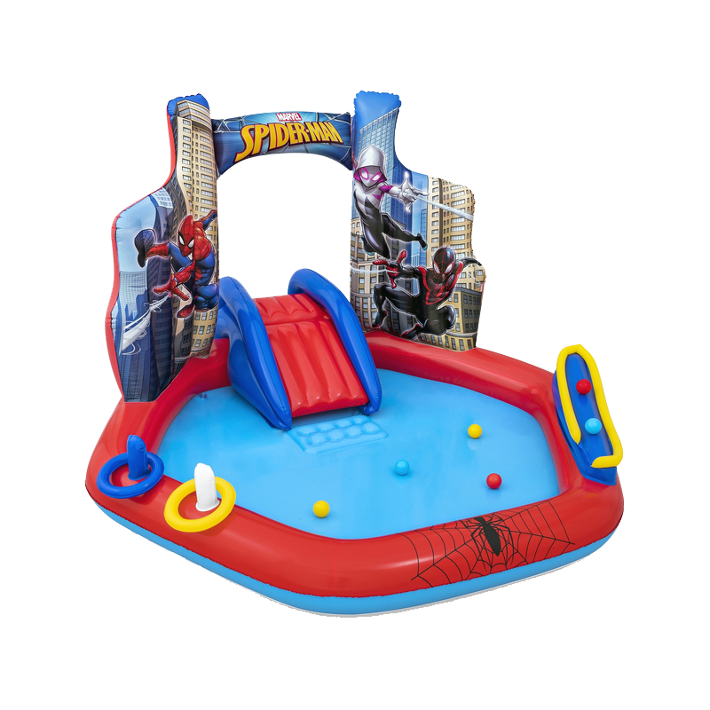 Play Center Marvel Spider-Man per bambini con palline e anelli
