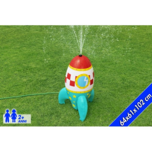 Zoom Gioco Missile Spruzza Acqua Cm. 61x64x102 Si Collega Alla Canna Dell'acqua