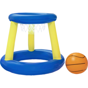 Gioco acquatico basket 61 cm con palla per piscina divertente