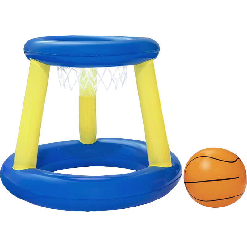 Gioco acquatico basket 61 cm con palla per piscina divertente