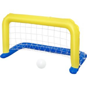 Porta galleggiante water polo 142x76cm con palla per piscina