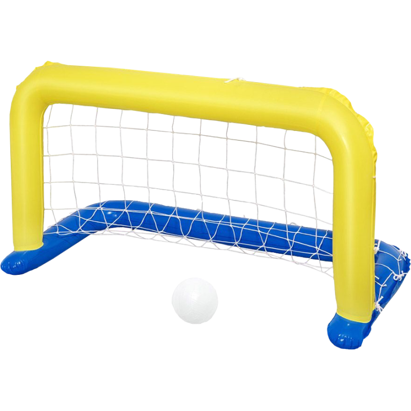Porta galleggiante water polo 142x76cm con palla per piscina