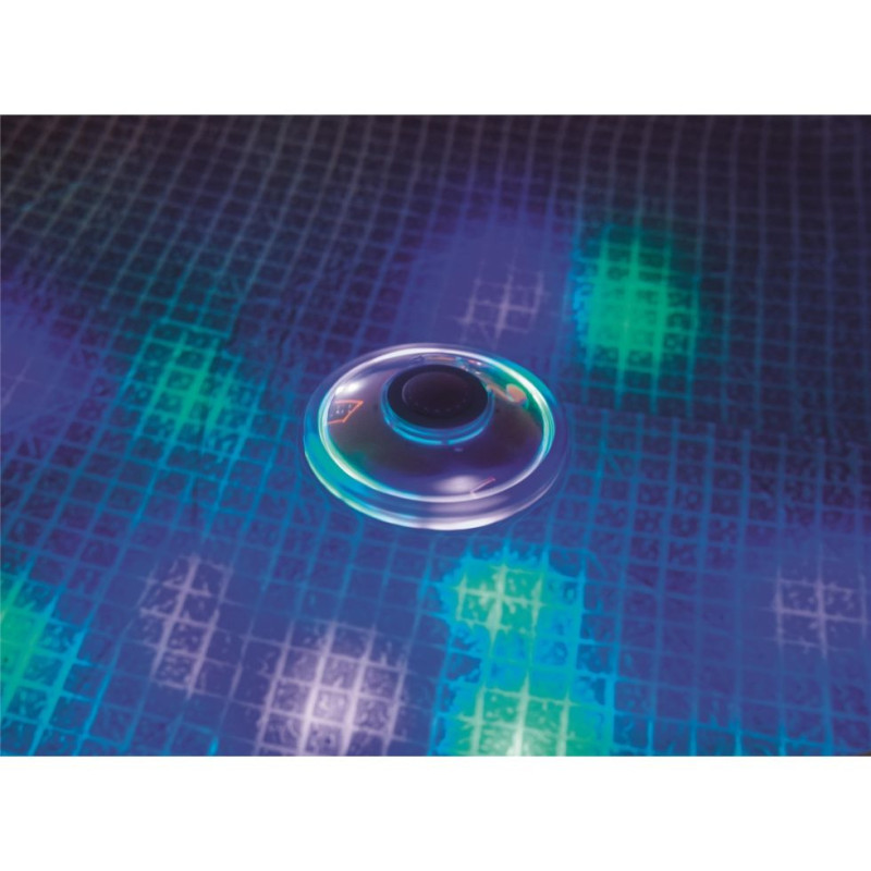 Fontana piscina con luci LED Flowclear effetto scenografico