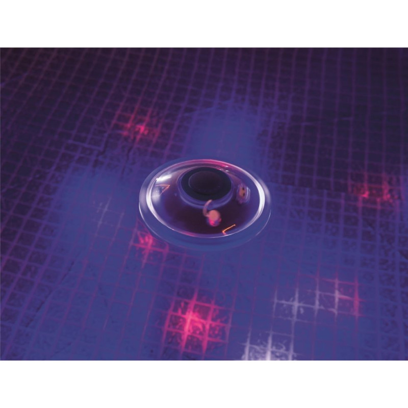 Fontana piscina con luci LED Flowclear effetto scenografico