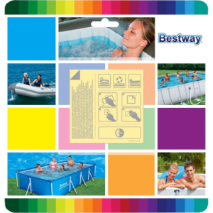 Toppe riparazione piscina 10 pezzi resistenti all’acqua e pratiche