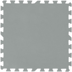 Tappetino base grigio 50x50cm protezione piscina copre 2,25 mq