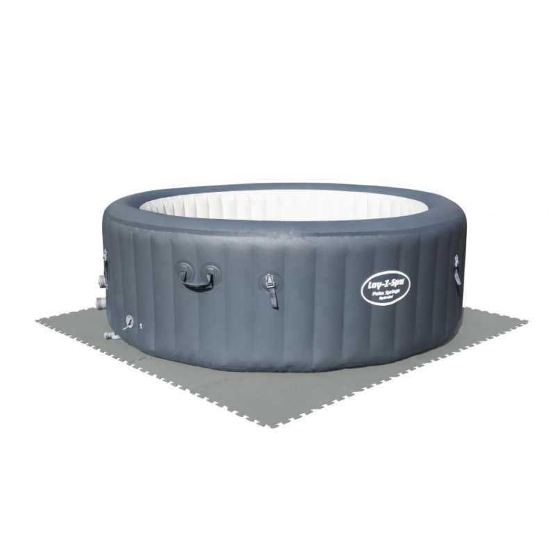 Tappetino base grigio 50x50cm protezione piscina copre 2,25 mq