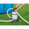 Pompa filtrante a sabbia 2006 lt/h per piscina con cartuccia