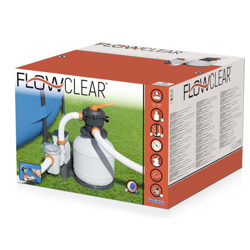 Filtro a sabbia Flowclear 8327 l/h per piscina potente