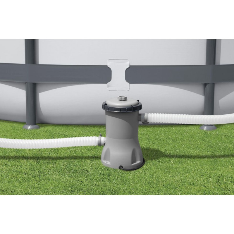 Pompa filtro 2006 lt/h cartuccia II 45W per piscina pulita