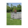 Scaletta di sicurezza per piscine 107 cm robusta antiscivolo