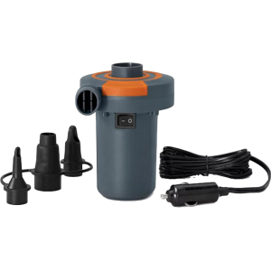Pompa di gonfiaggio 12V 3 adattatori per piscina e gonfiabili