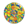 Isola Pop gonfiabile 188 cm colorata per piscina e mare