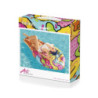 Materassino pop cono gelato 188x95 cm gonfiabile piscina colorato