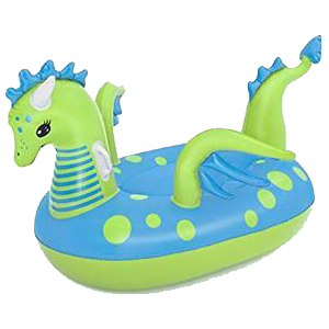 Cavalcabile Dragon 134x142cm - Gonfiabile Fantasia Piscina Mare