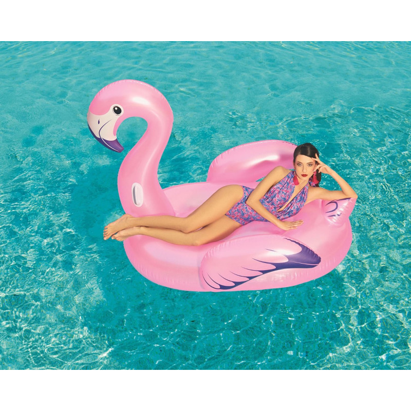 Cavalcabile luxury fenicottero 173x170 cm gonfiabile piscina