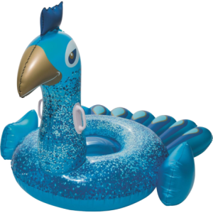 Cavalcabile pavone 198x164 cm gonfiabile piscina con maniglie