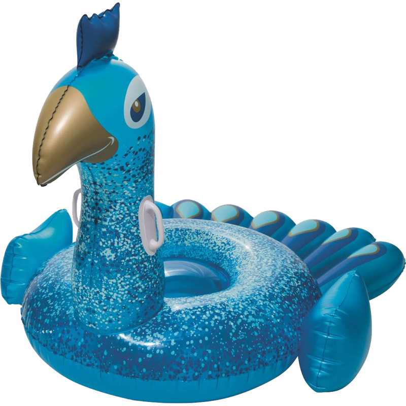 Cavalcabile pavone 198x164 cm gonfiabile piscina con maniglie
