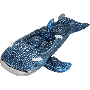 Cavalcabile 2 Posti Squalo/Balena 193x122cm - Gonfiabile Piscina