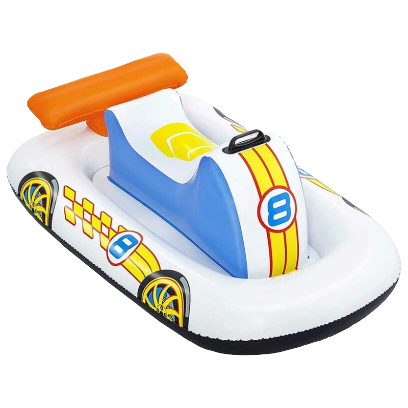 Cavalcabile auto sportiva 110x75 cm gonfiabile piscina bambini