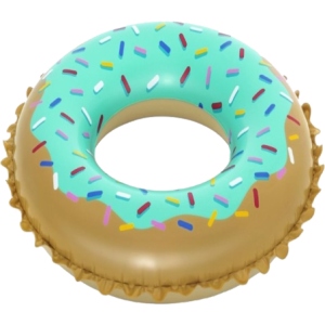 Salvagente Fashion Donut Dolce 91cm - Gonfiabile Piscina e Mare