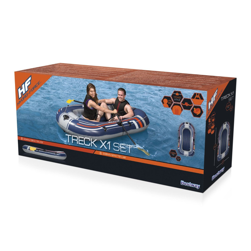 Canotto Hydro Force Raft 228x121x36cm con Remi e Pompa