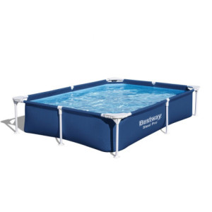 Piscina Steel Pro Frame Rettangolare 221x150x43cm - Piscina da Giardino