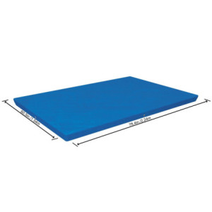 Copripiscina rettangolare 221x150x43 cm protezione piscina