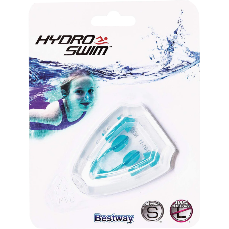 Set Tappi Orecchie e Clip Naso 2 Colori con Astuccio - Accessori Piscina