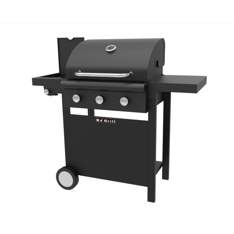 Barbecue Arrosto Plus 3 fuochi pietra lavica giardino compatto