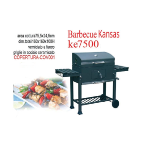 Barbecue Kansas a carbone compatto e robusto per grigliate