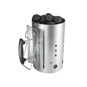 Ciminiera d'accensione per carbone barbecue pratica e veloce