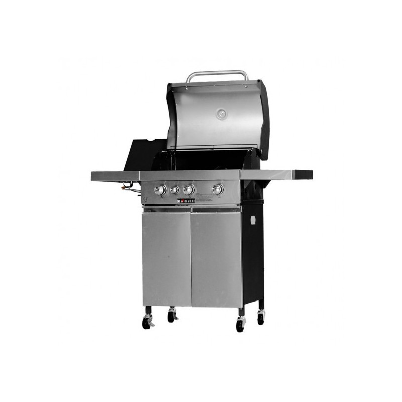 Barbecue Fire Dok Special Inox 3 fuochi pietra lavica e forno