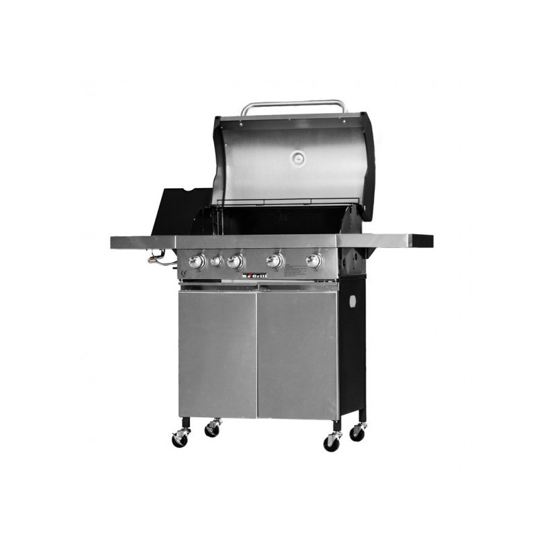 Barbecue Fire Dok Special inox 4 fuochi pietra lavica forno