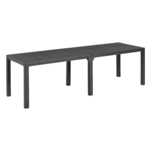 Julie tavolo quadrato antracite moderno e compatto per soggiorno