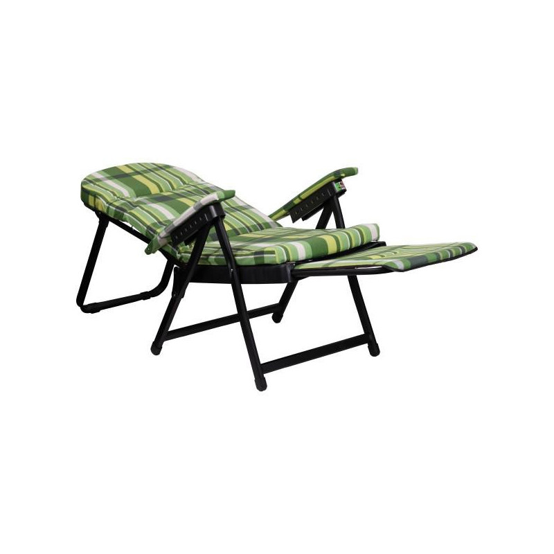 Sdraio Barby con carrello struttura ferro comfort giardino