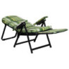 Sdraio Barby con carrello struttura ferro comfort giardino