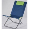 Spiaggina Gold Sand Blue Jeans Fluo - Lettino Pratico Esterno