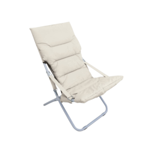 Spiaggina Sunny 4 Posizioni Dark Beige con Cuscino
