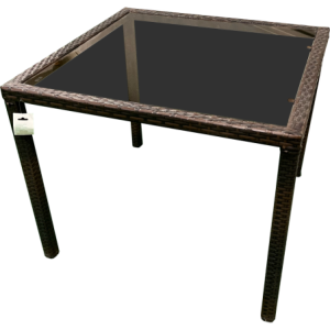 Tavolo Palma Moka 90x90x73cm - Design Elegante da Esterno