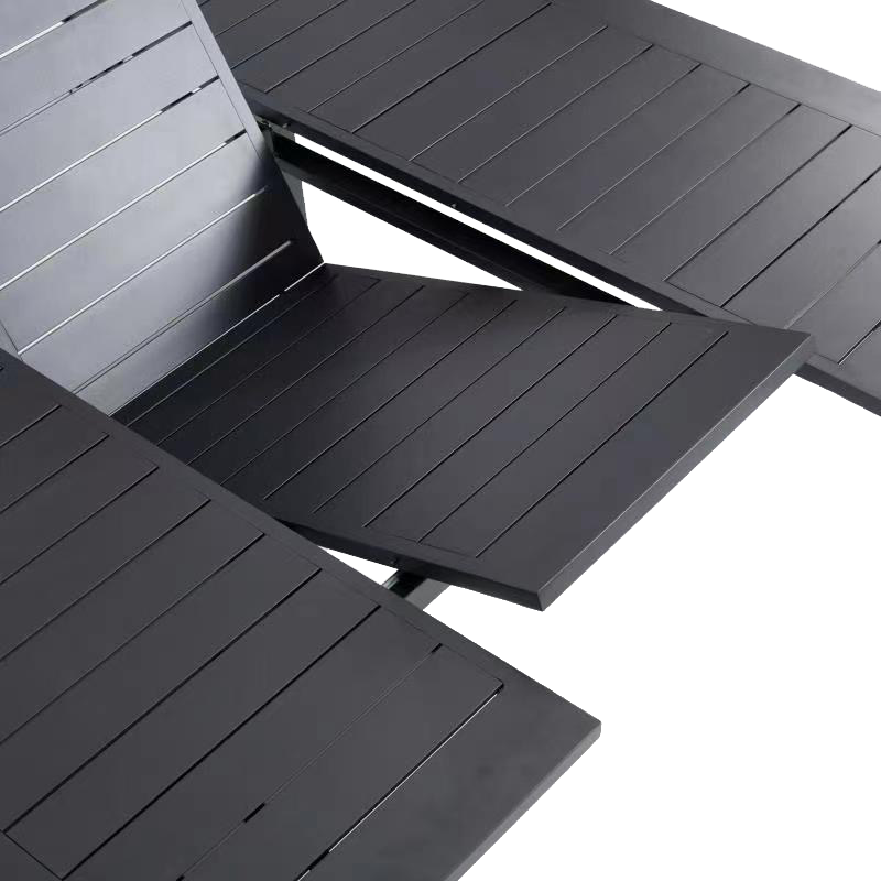 Tavolo Butterfly Allungabile 100-145cm Alluminio Antracite