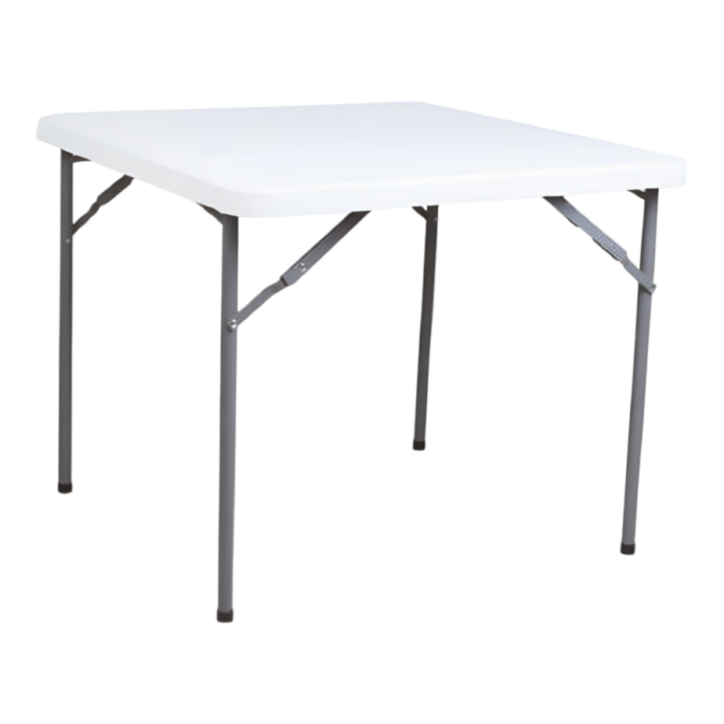 Tavolo catering quadrato 87x87 cm in polietilene giardino eventi