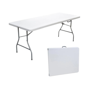 Tavolo Catering Rettangolare Pieghevole 180x76x74cm Polietilene