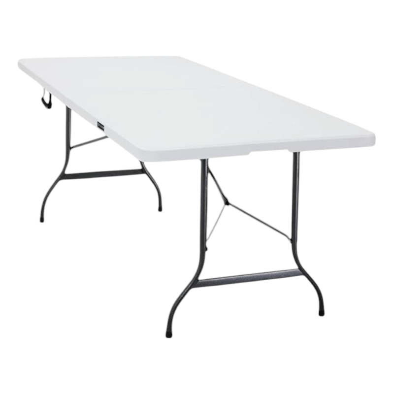Tavolo Catering Rettangolare 240x76x74cm Polietilene - Versatile