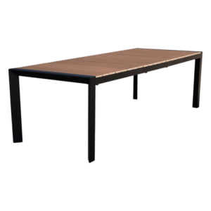 Zoom Tavolo Mykonos Allungabile In Polywood Cm. 213.5/ 273.5 In alluminio Colori Antracite