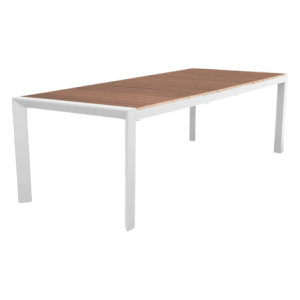 Zoom Tavolo Mykonos Allungabile In Polywood Cm. 213.5/ 273.5 In alluminio Colori Bianco