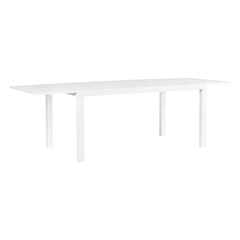 Tavolo Stretch Allungabile 200-300cm Alluminio Bianco - Esterno