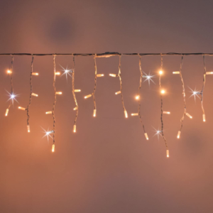 Tenda 240LED Bianco Freddo con Flash 350x100cm IP44 - Luci Natale