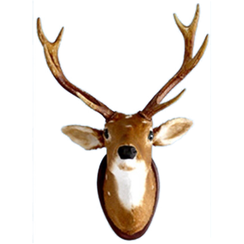 Testa Renna Bambi 77x50x42cm Decorazione Natalizia Levante Shop
